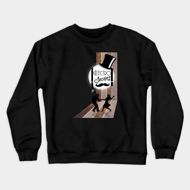 Electro Swing ! Crewneck Sweatshirt by Graph'Contact